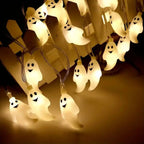 Halloween Ghost String Lights – Battery Powered LED