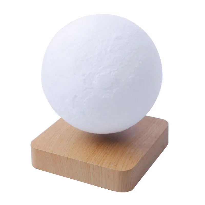 Levitating Moon Lamp – 3D Magnetic Floating LED Night Light