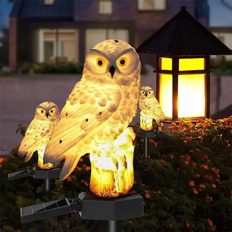 Solar Owl Garden Light – Waterproof LED Outdoor Decorative Lamp