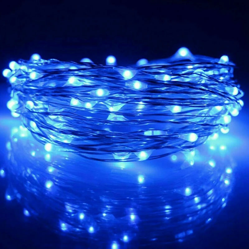 LED Fairy Copper Wire String Lights – Battery Powered (1M–20M)