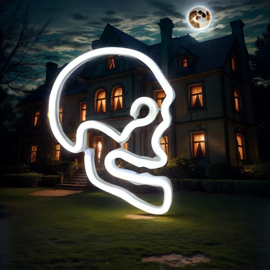 Halloween Atmosphere LED Neon Sign – USB or Battery Powered Wall Light