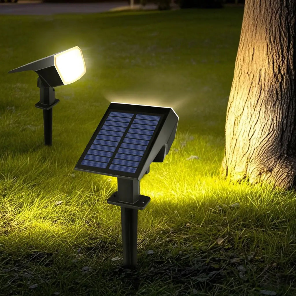 Solar Spotlights – 3-Mode Dimmable Waterproof Garden Lights