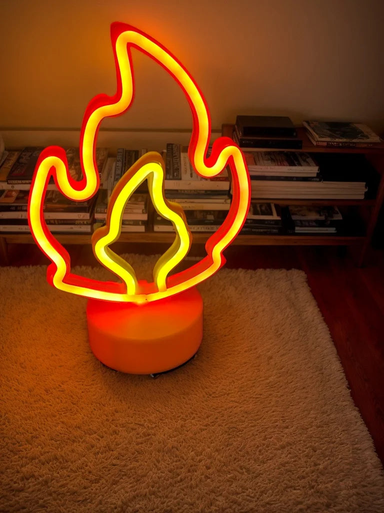 Halloween Atmosphere LED Neon Sign – USB or Battery Powered Wall Light
