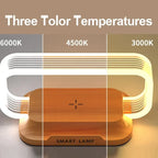 LED Wireless Charger Lamp – Touch Control Desk Light with Phone Stand