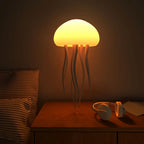 RGB Jellyfish Night Light – Voice Control Lamp with Bluetooth & USB Rechargeable