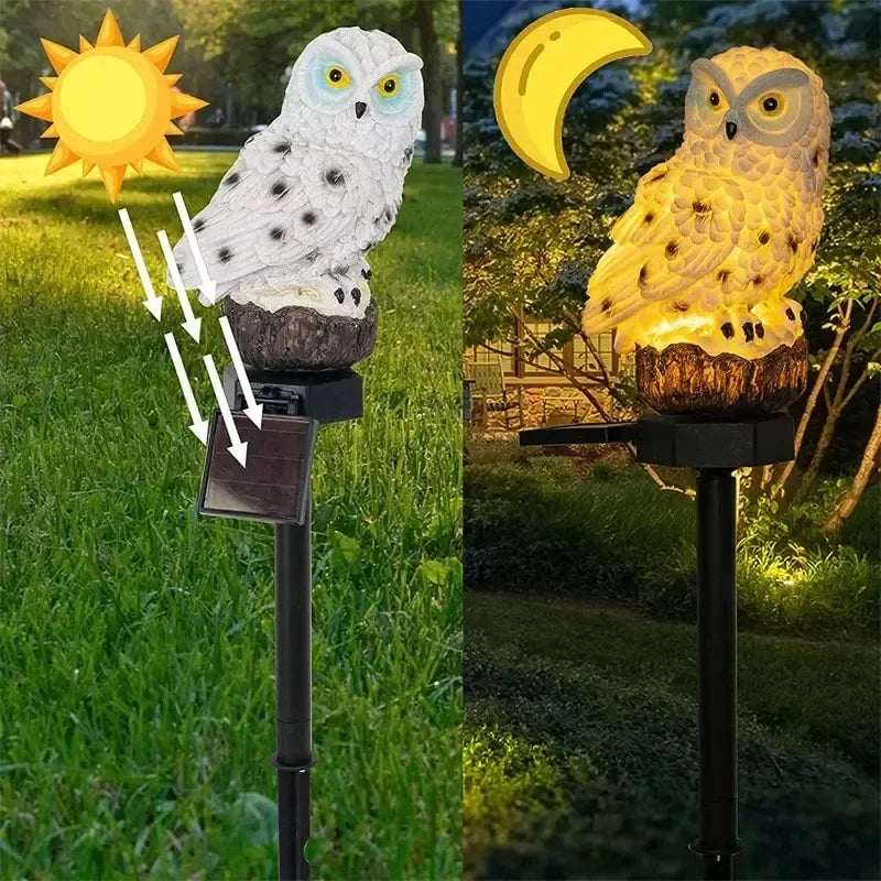 Solar Owl Garden Light – Waterproof LED Outdoor Decorative Lamp
