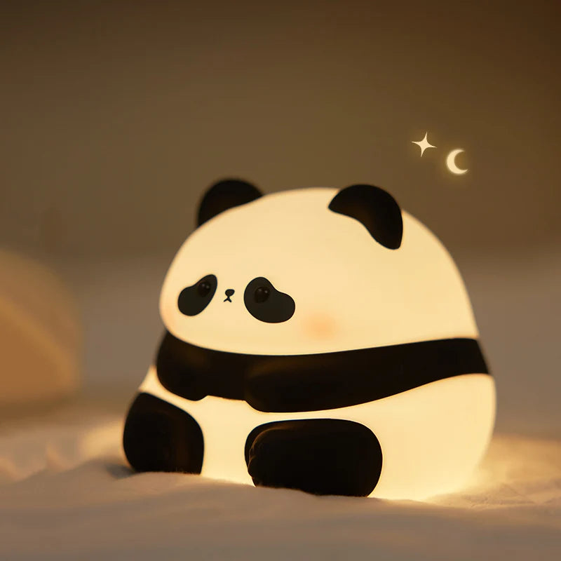 Cute Animal Night Light – Panda, Capybara, Axolotl & More (USB Rechargeable)