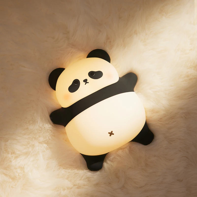 Cute Animal Night Light – Panda, Capybara, Axolotl & More (USB Rechargeable)