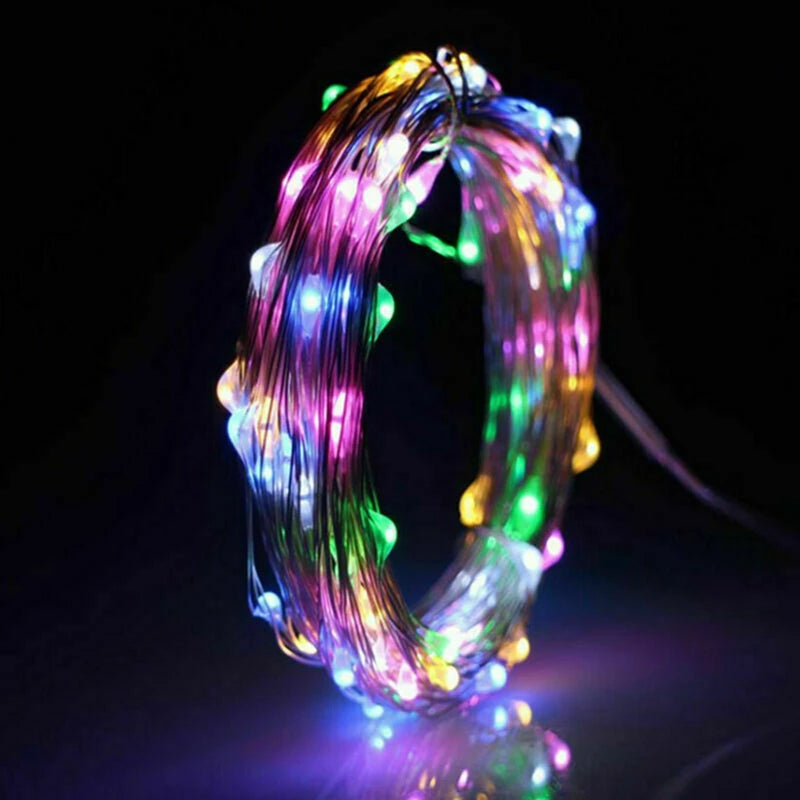 LED Fairy Copper Wire String Lights – Battery Powered (1M–20M)