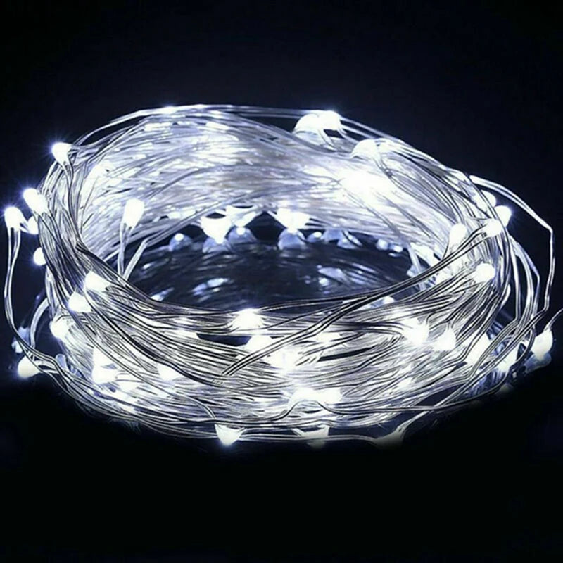 LED Fairy Copper Wire String Lights – Battery Powered (1M–20M)