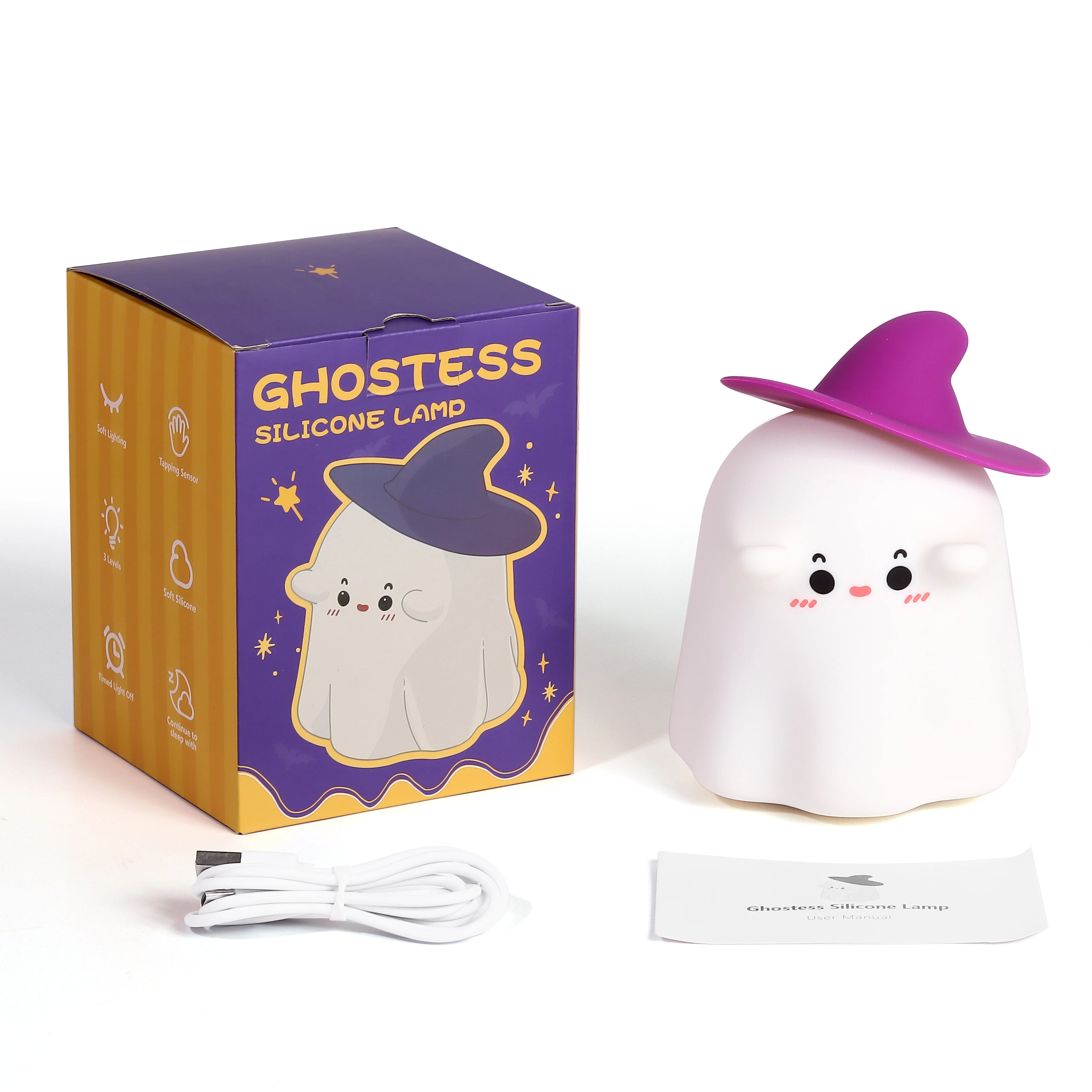 Halloween LED Night Light – Mushroom, Pumpkin & Ghost