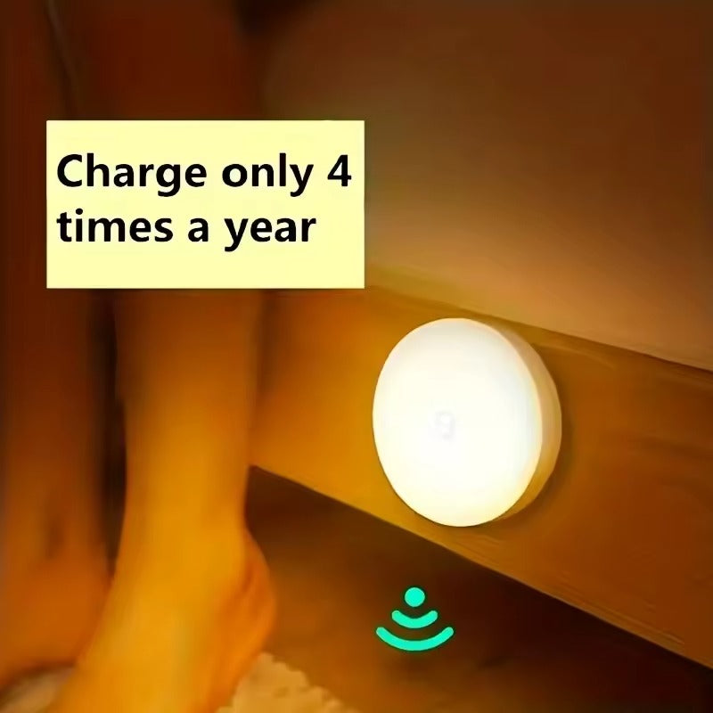 Motion Sensor Night Light – Rechargeable Wireless LED Lamp