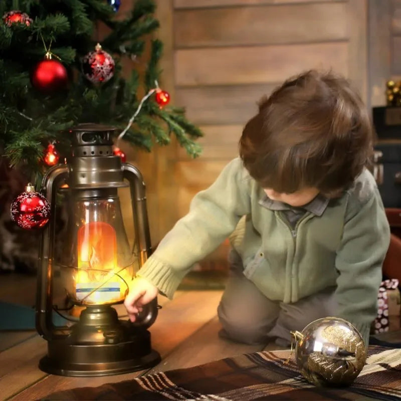 LED Flame Effect Bulb – E14/E27 Flickering Fire Light