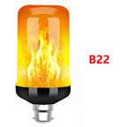 LED Flame Effect Bulb – E14/E27 Flickering Fire Light