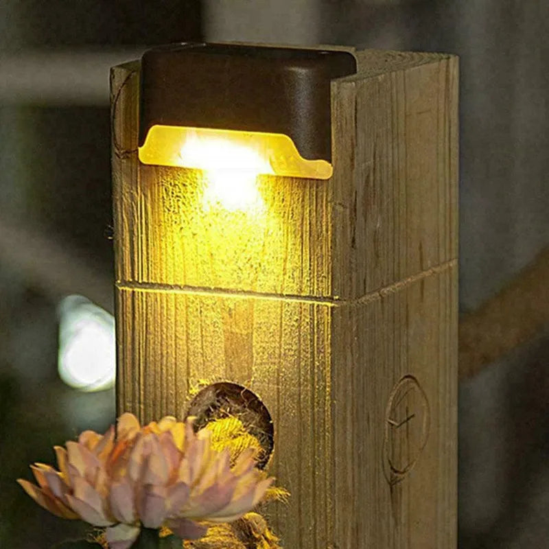 Solar LED Step Lights – Waterproof Outdoor Stair & Fence Lighting