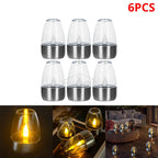 Solar LED Candle Light – Stainless Steel Outdoor Garden Lamp
