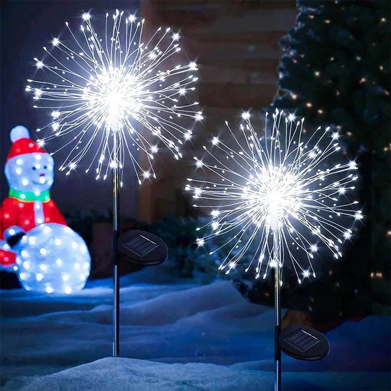 Solar Firework Lights – 420LED Outdoor Garden Décor
