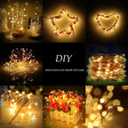 Solar String Lights – Waterproof 8-Mode Copper Wire Fairy Lights