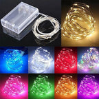 LED Fairy Copper Wire String Lights – Battery Powered (1M–20M)