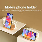 LED Wireless Charger Lamp – Touch Control Desk Light with Phone Stand