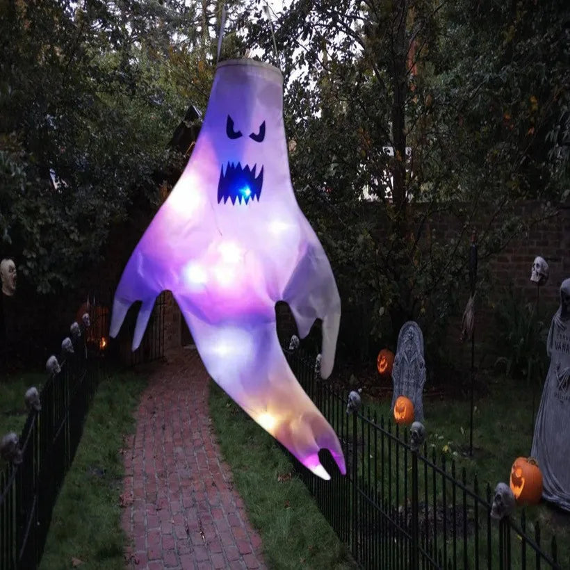 Halloween Hanging Ghost Lights – Large LED Outdoor Decoration