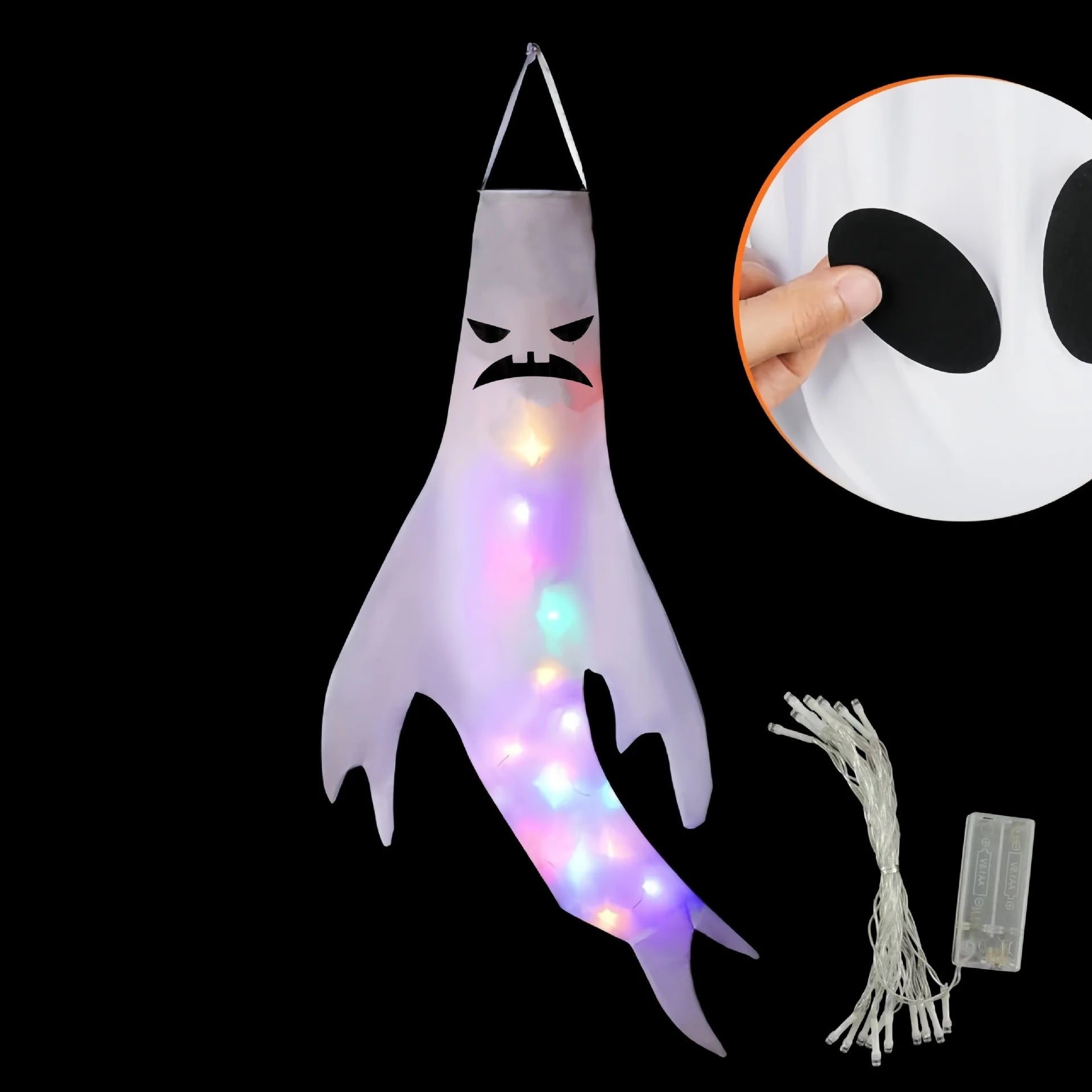 Halloween Hanging Ghost Lights – Large LED Outdoor Decoration