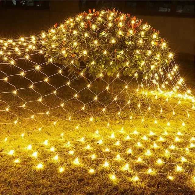 Holidays LED Net Mesh Lights – Fairy Curtain Garland