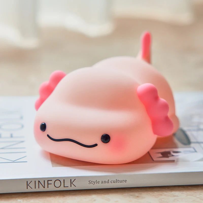 Cute Animal Night Light – Panda, Capybara, Axolotl & More (USB Rechargeable)