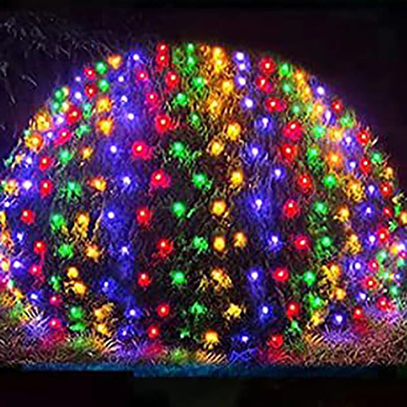 Holidays LED Net Mesh Lights – Fairy Curtain Garland
