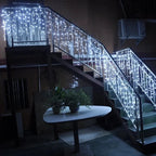 2025 LED Icicle Curtain String Lights – 8-Mode Fairy Lights for Holidays & Parties