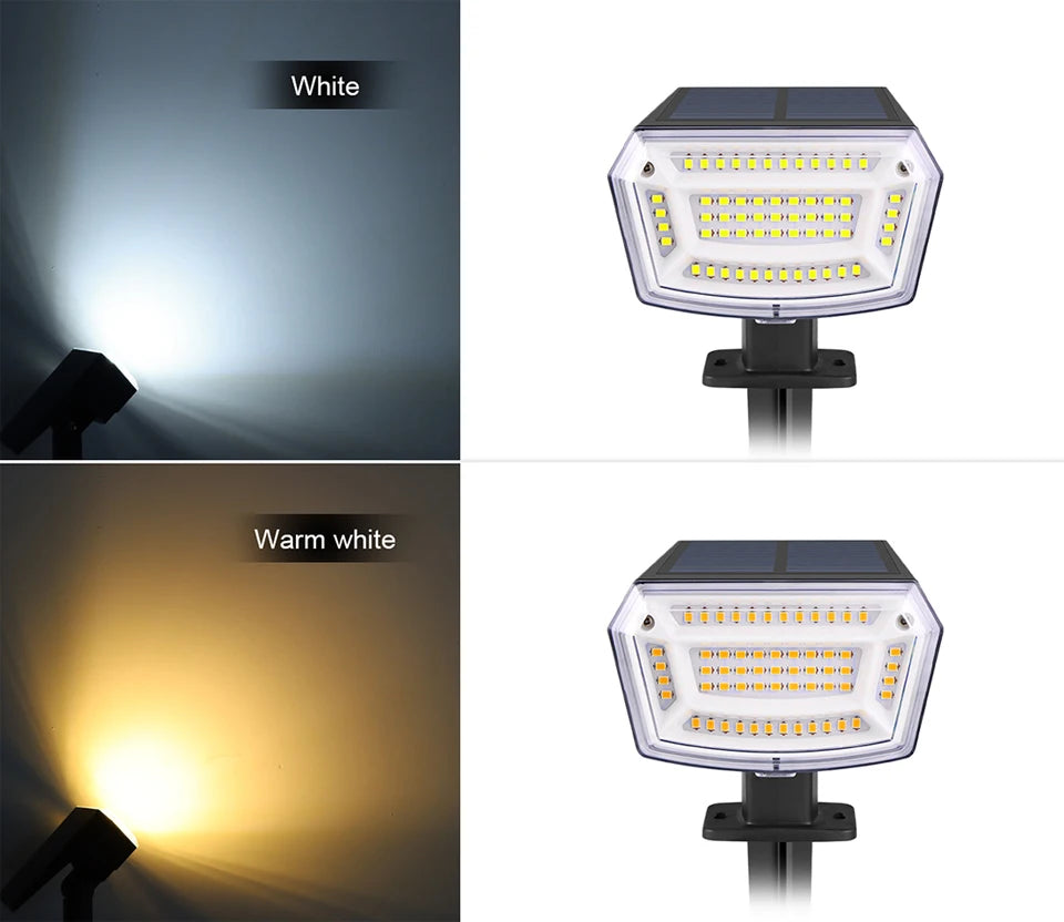 Solar Spotlights – 3-Mode Dimmable Waterproof Garden Lights