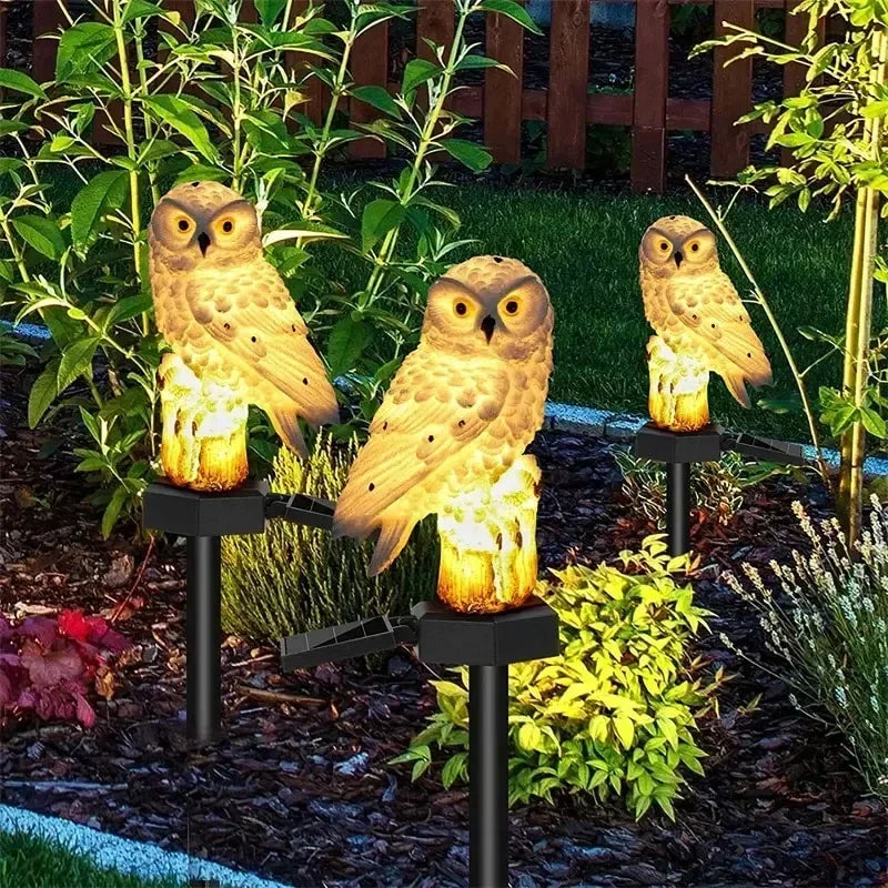 Solar Owl Garden Light – Waterproof LED Outdoor Decorative Lamp