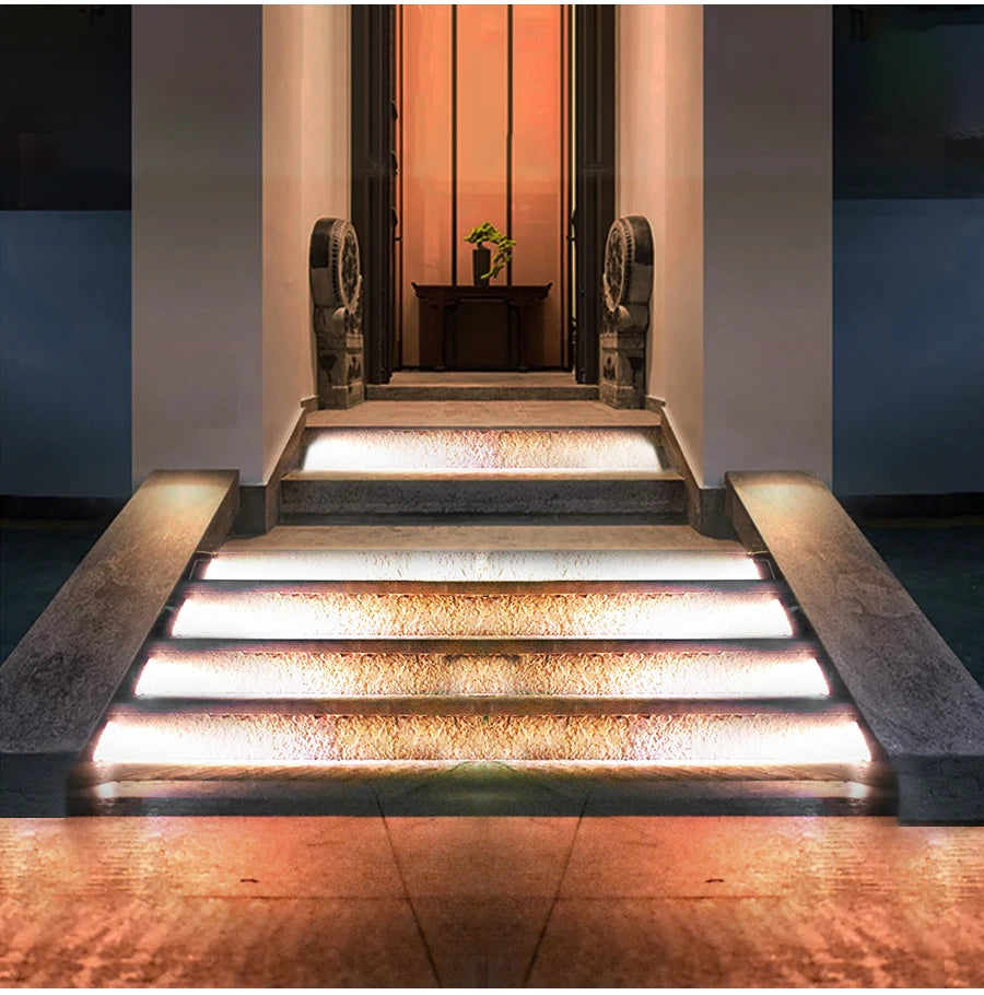 Solar LED Step Lights – IP67 Waterproof Outdoor Deck & Stair Lighting 6PCs