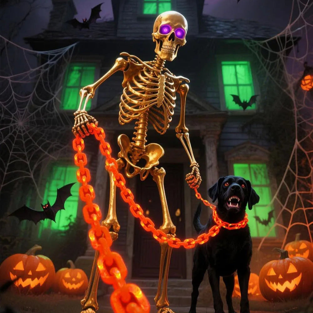 Halloween Chain String Lights – 2M/3M, Solar or Battery Powered