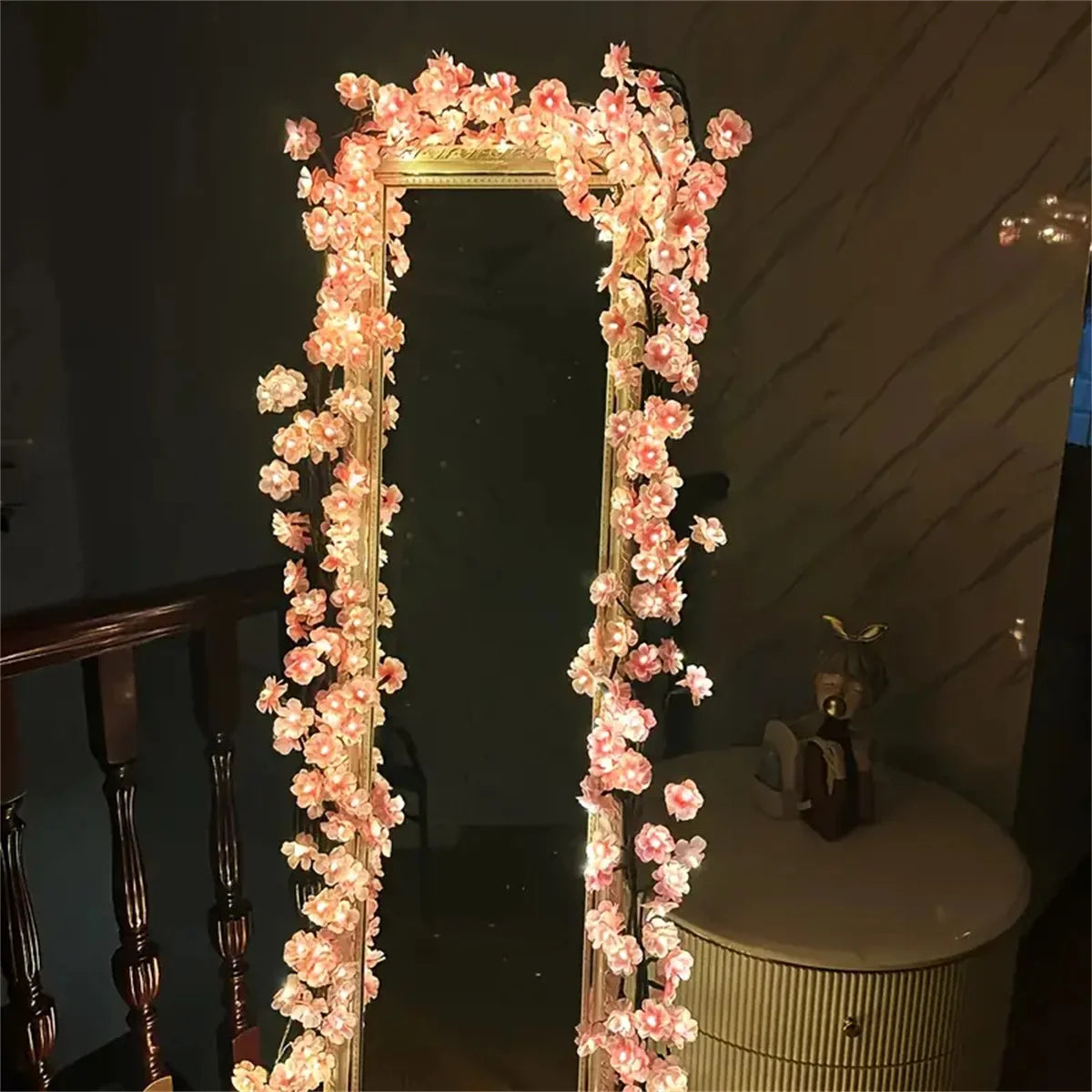 Cherry Blossom LED Tree Light – 96 LEDs with USB Power & 8 Modes