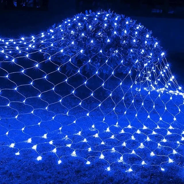 Holidays LED Net Mesh Lights – Fairy Curtain Garland
