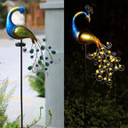 Solar Peacock Garden Statue – LED Outdoor Decorative Lawn Ornament