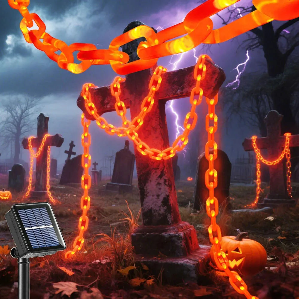 Halloween Chain String Lights – 2M/3M, Solar or Battery Powered