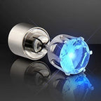 LED Luminous Stud Earrings – Colorful Glowing Zircon Party Jewelry (2PCS)