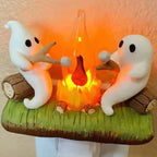 Halloween Ghost Campfire Night Light – Flickering LED Decoration