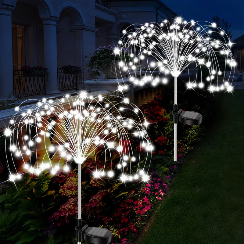 Solar Firework Lights Outdoor – Waterproof LED Garden Pathway Decor