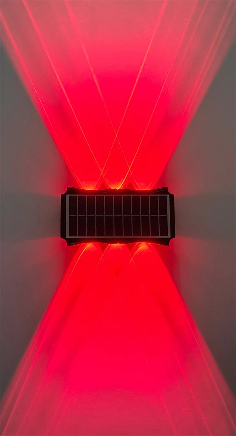 Solar LED Wall Lamp – Up & Down Outdoor Waterproof Lighting