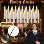 Floating LED Candles with Remote – Hanging Magic Wand Set