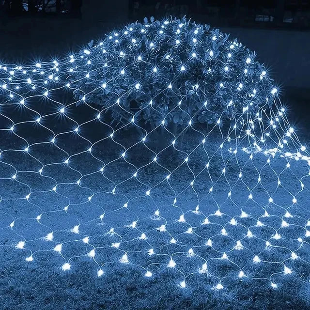 Holidays LED Net Mesh Lights – Fairy Curtain Garland