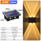 Solar LED Wall Lamp – Up & Down Outdoor Waterproof Lighting