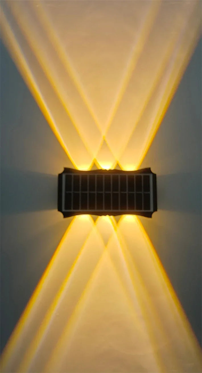 Solar LED Wall Lamp – Up & Down Outdoor Waterproof Lighting