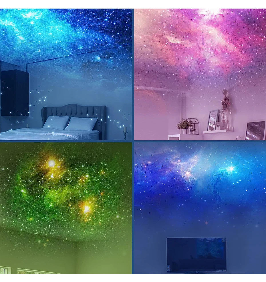 Astronaut Galaxy Projector Lamp – Starry Sky & Nebula Night Light with Remote