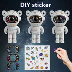 Smart Astronaut Galaxy Projector – 82 Effects – Bluetooth Starry Sky & Nebula Night Light