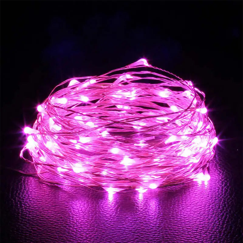 LED Fairy Copper Wire String Lights – Battery Powered (1M–20M)