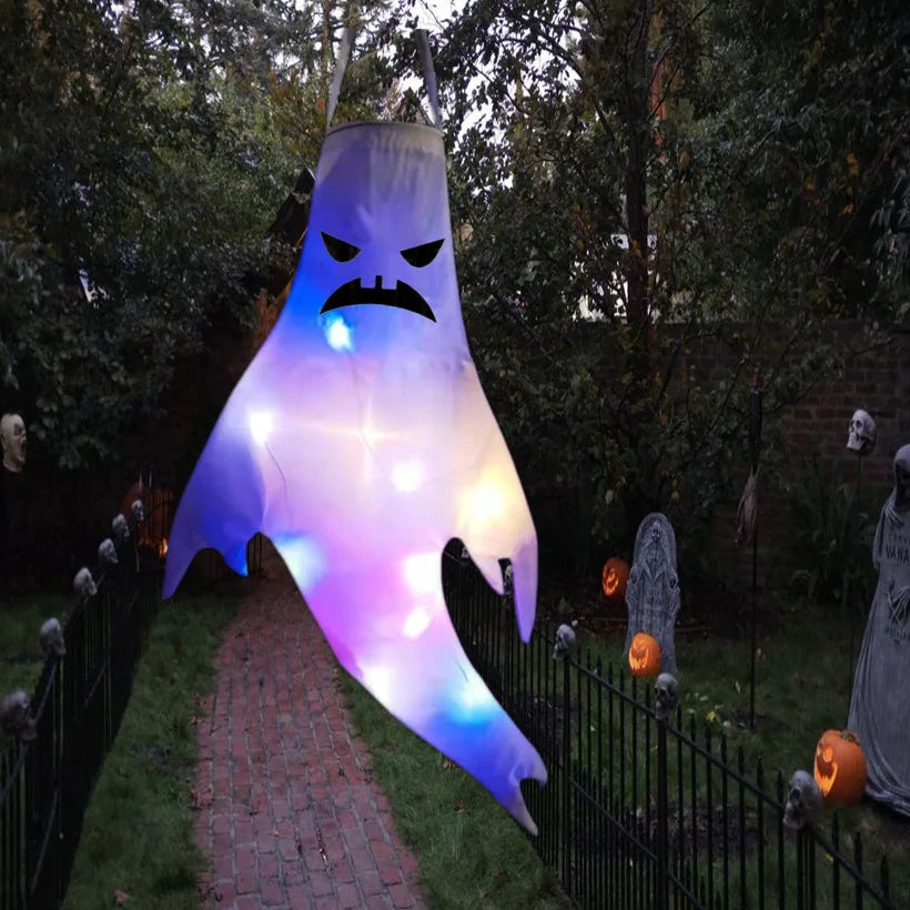 Halloween Hanging Ghost Lights – Large LED Outdoor Decoration